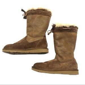 UGG Chocolate Suede Boots
